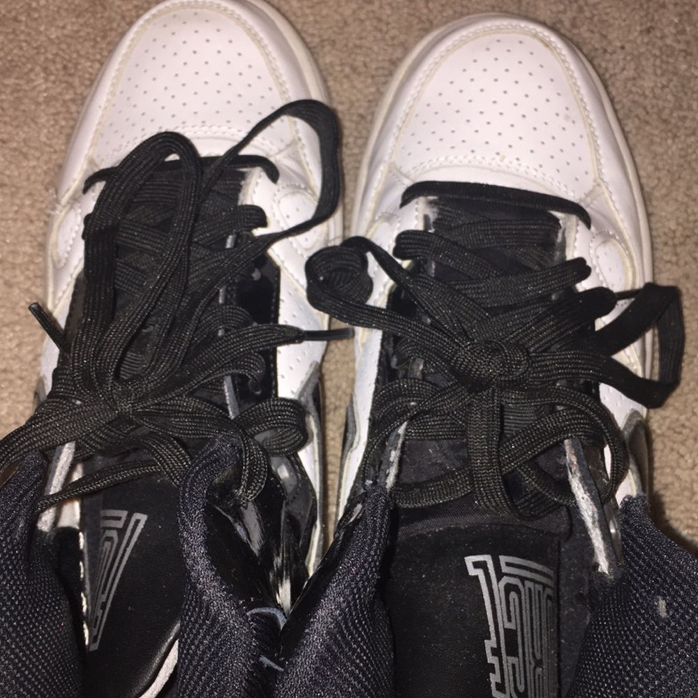 Casual, high top Air Forces.